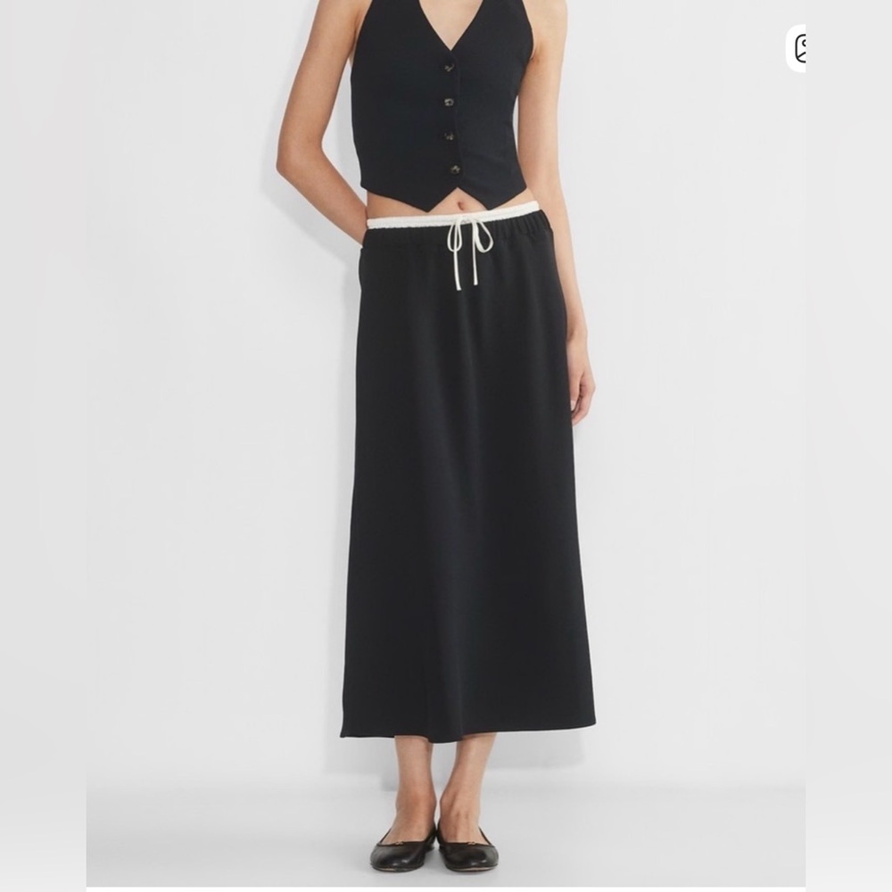 Aritzia Black Maxi Skirt: Levelle